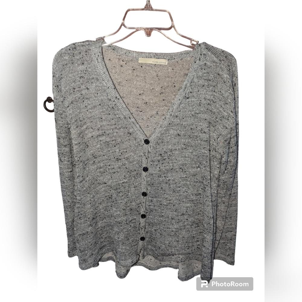 Large Paper Crane Cardigan